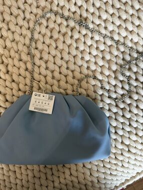 NWT Pull and Bear  Blue Women's Chain Strap Bag
